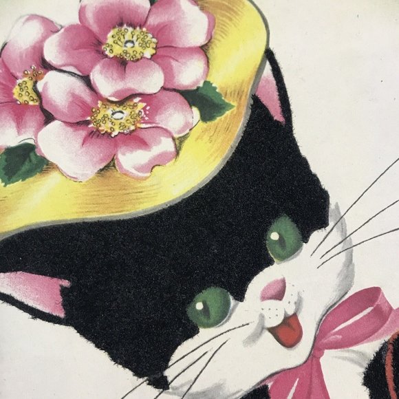 FUZZY WUZZY KITTEN Book 1947 Mother Goose Children’s Story - Picture 10 of 10